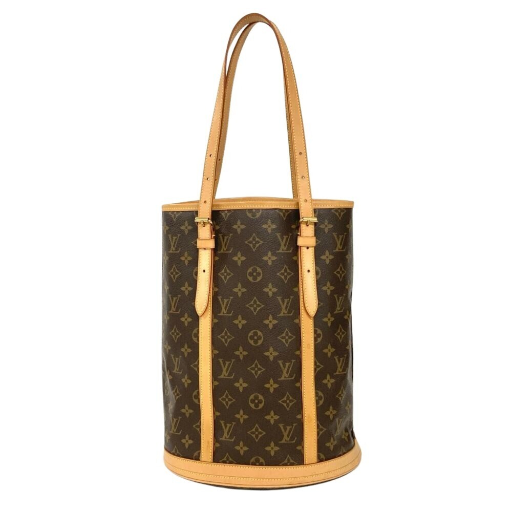 LOUIS VUITTON Brown Monogram Canvas Tote Bag - Picture 1 of 12